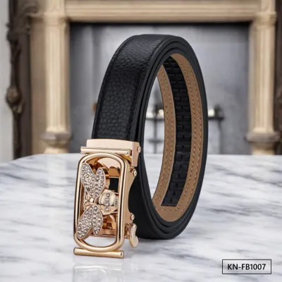 Elegant Butterfly Gold Belt